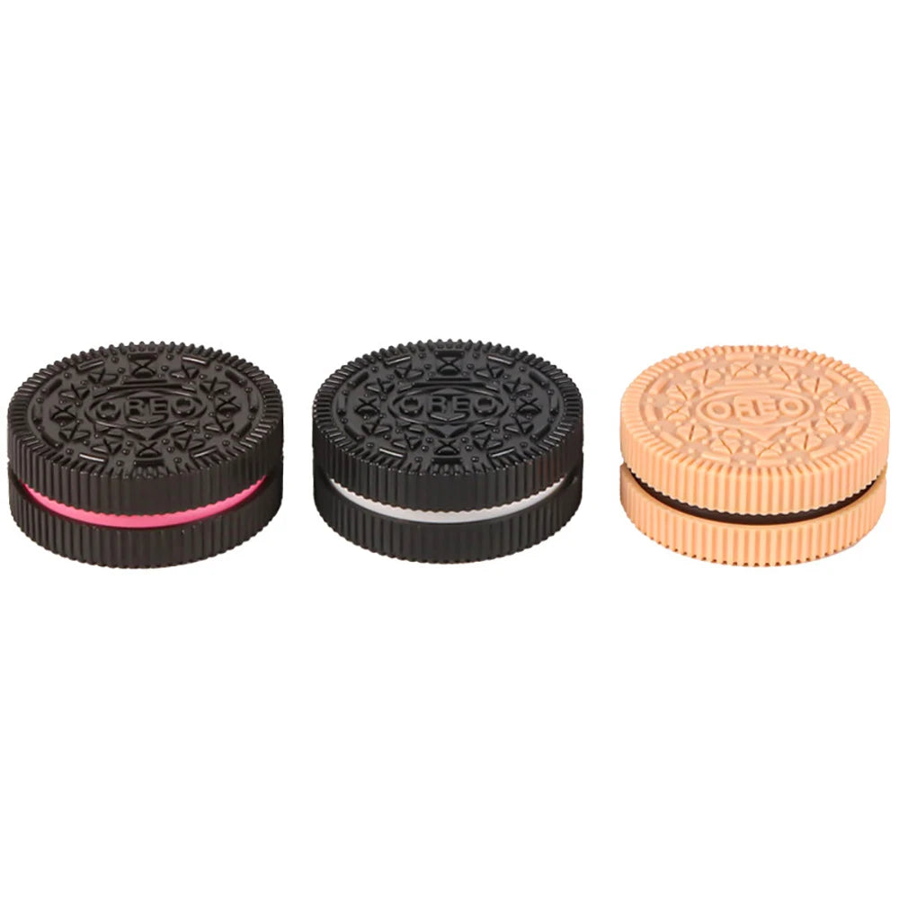 60MM Herb Grinder Plastic Cookie Biscuit  Crusher Hand Muller Cigarette Chocolate Grinder Crusher Tobacco Smoking