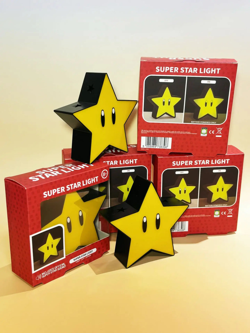 2026 New Super Star Light Cartoon Figure Led Music Night Light Sound Usb Charging Desk Lamp For Gifts Xmas Toys Wholesale Gifts